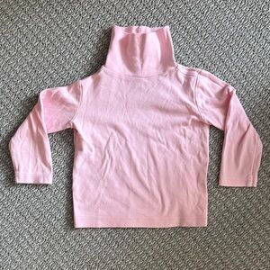 Primary Pink Long Sleeve Turtleneck Tee
